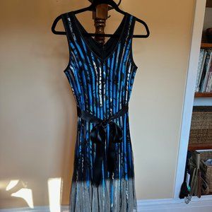 NWT Royal Ribbon Mesh Dress from Papillon with Tag Size M